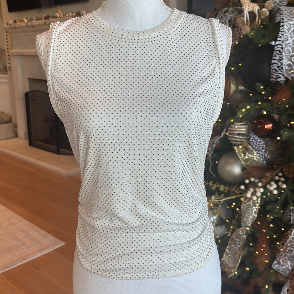 Alice + Olivia blinged out muscle tee